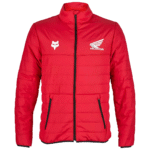 Campera Honda Fox Zip Fleece Flame Red — Corrientes Motos