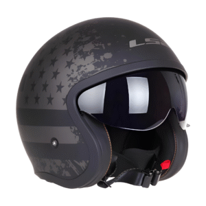 Casco 599 Ls2 Flag Black Titan