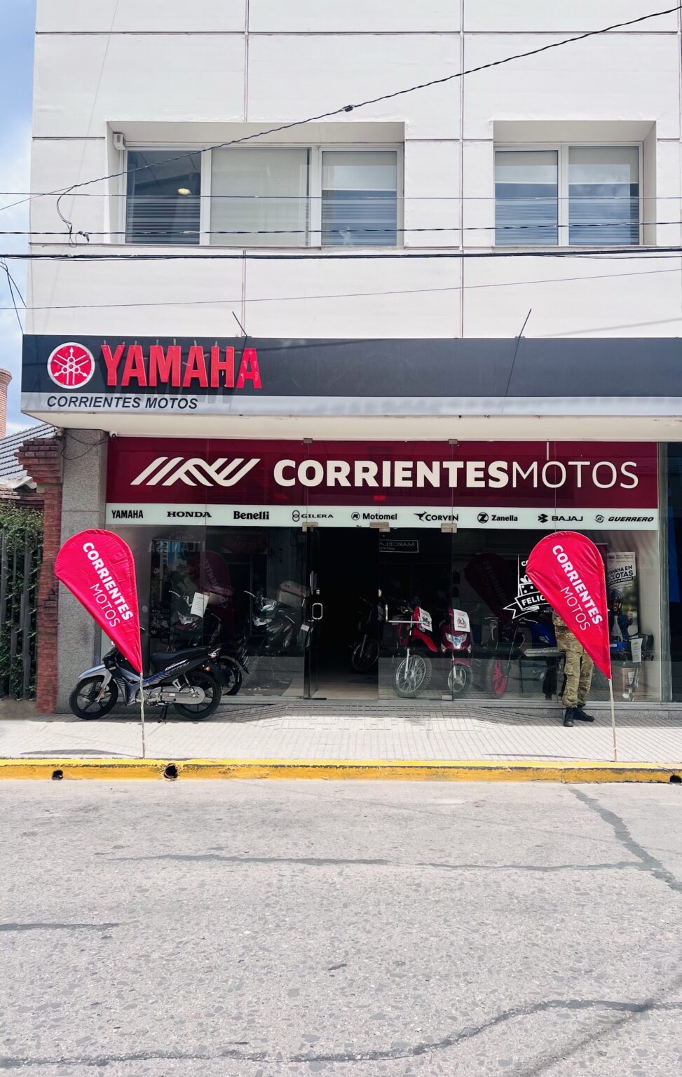 Fachada de Yamaha Multimarca Corrientes Motos Río Cuarto, en Cabrera 818