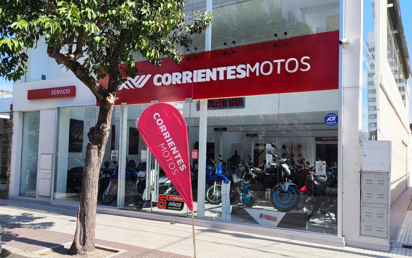 Fachada de Yamaha Corrientes Motos Villa María, en Corrientes 1357